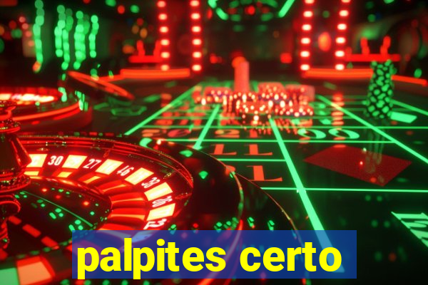 palpites certo